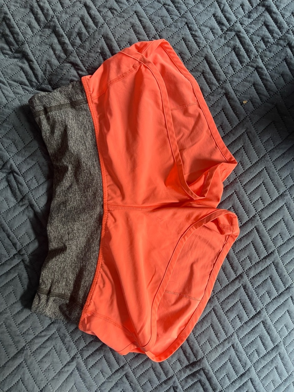 lululemon athletica Pink and Gray Athletic Shorts - Picture 2 of 2